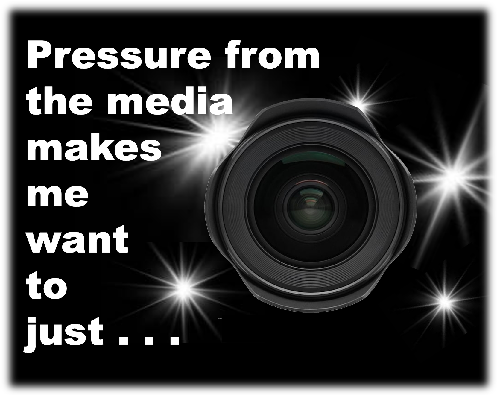 camera with flashing lights soft edges